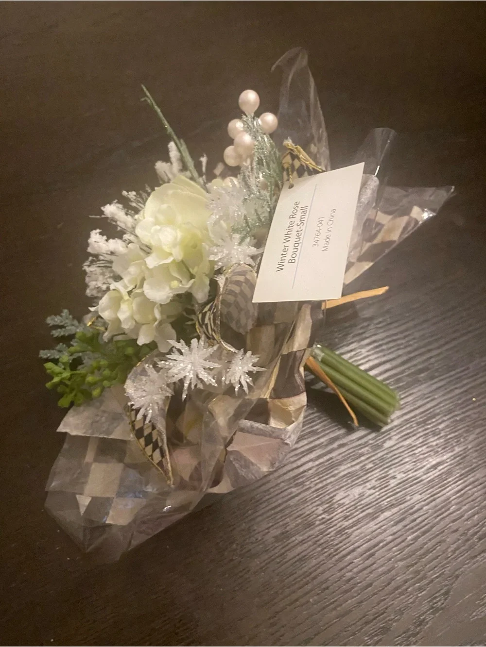 MacKenzie-Childs Winter Mix Faux Floral Bouquet